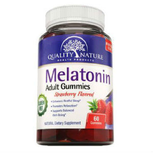 Quality Nature Melatonin Adult Gummies Strawberry Flavored Review - Jet ...